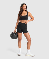 Corset Seamless Shorts Black