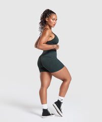 Gains Seamless Washed Shorts Black