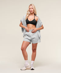 Training Fleece Shorts Light Grey Core Marl