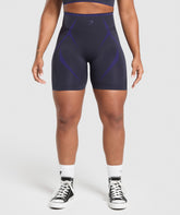 Apex Lift Seamless Shorts Heavy Blue/Cobalt Purple