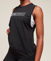 Trace Graphic Tank Black