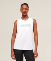 Trace Graphic Tank White