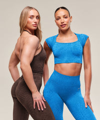 Adapt X Whitney Animal Seamless Midi Tank Soft Brown/Archive Brown