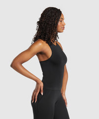 Everyday Seamless Tight Fit Tank Black