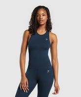 Everyday Seamless Tight Fit Tank Navy