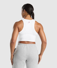 Lifting Essentials Graphic Tank White