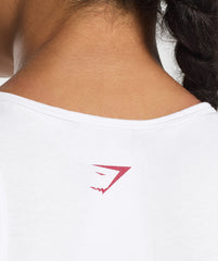 Lifting Essentials Graphic Tank White