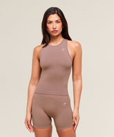 Everyday Seamless Tight Fit Tank Chestnut Pink