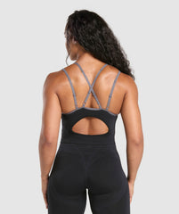 Apex Contrast Tank With Shelf Black/Brushed Grey