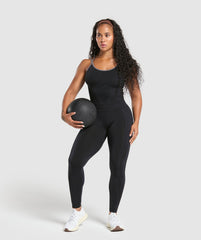 Apex Contrast Tank With Shelf Black/Brushed Grey