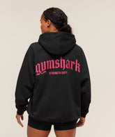 Strength Department Oversized Hoodie Black