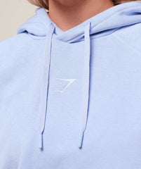 Training Oversized Fleece Hoodie Peri Blue