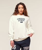 Varsity Graphic Pullover Soft White