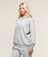 Training Oversized Fleece Hoodie Light Grey Core Marl
