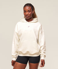 Dump Truck Graphic Hoodie Soft White