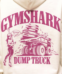 Dump Truck Graphic Hoodie Soft White