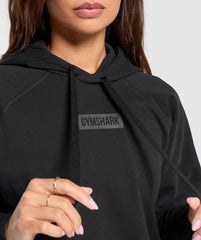 Block Oversized Hoodie Black