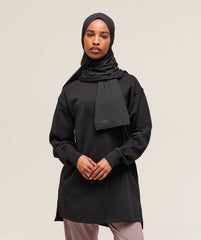 Covered Pullover Black