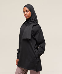 Covered Pullover Black