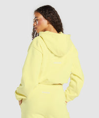 Fleece Zip Hoodie Refresh Yellow