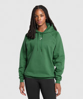 Training Oversized Fleece Hoodie Classic Green