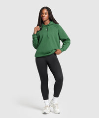 Training Oversized Fleece Hoodie Classic Green
