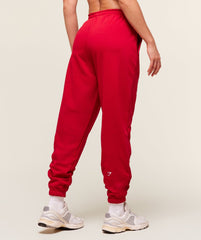 Varsity Graphic Oversized Joggers Conditioning Red
