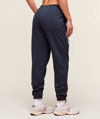 Varsity Graphic Oversized Joggers Heavy Blue