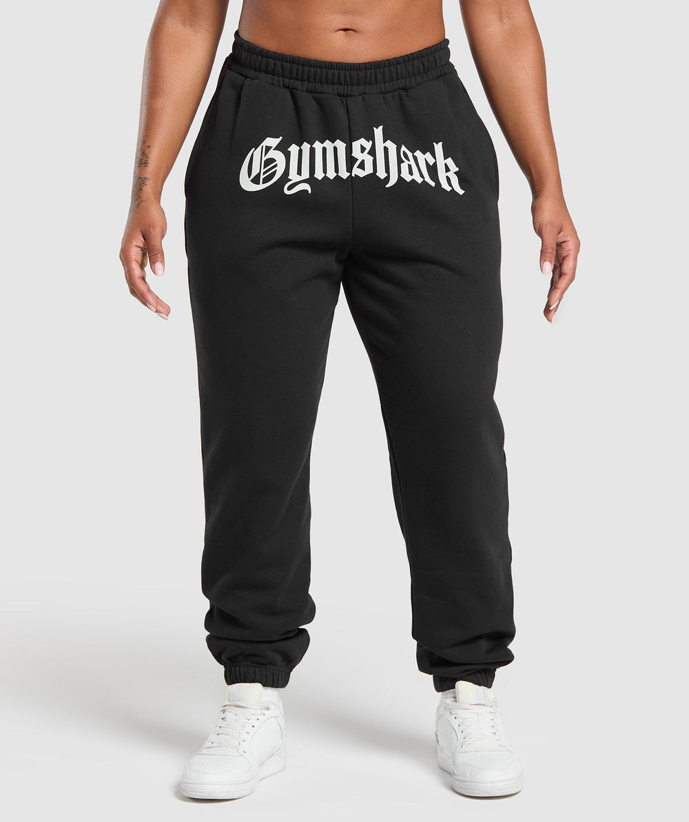 Strength Department Graphic Joggers Black