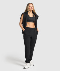 Campus Classics Graphic Joggers Black