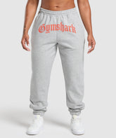 Strength Department Graphic Joggers Light Grey Core Marl