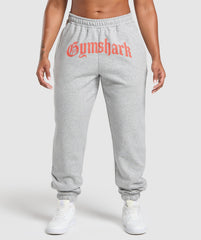 Strength Department Graphic Joggers Light Grey Core Marl