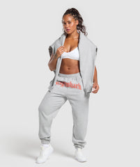 Strength Department Graphic Joggers Light Grey Core Marl