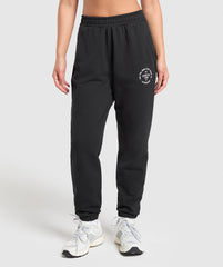 Lifestyle Club Graphic Joggers Black