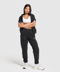 Lifestyle Club Graphic Joggers Black