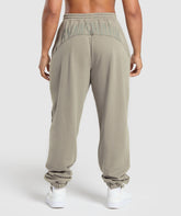 Power Washed Joggers Linen Brown