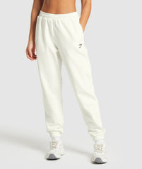 Training Fleece Joggers Soft White