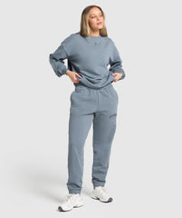 Campus Classics Graphic Joggers Iron Blue