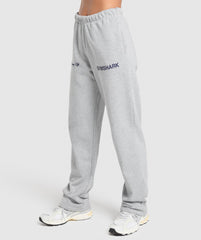 EST 2012 Graphic Straight Leg Joggers Light Grey Core Marl