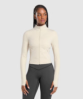 Elevate Tracktop Cream Beige