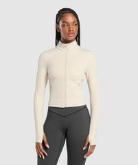 Elevate Tracktop Cream Beige