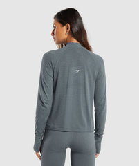 Vital 1/4 Zip Strong Grey/ Marl