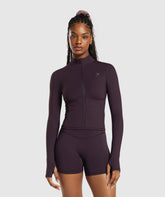Elevate Tracktop Plum Brown