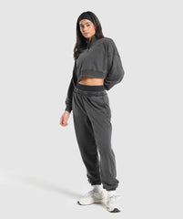 Whitney 1/4 Zip Black