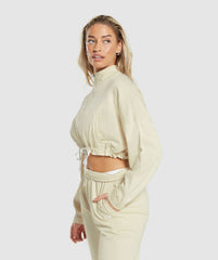 Lifting Lightweight 1/4 Zip Pullover Ecru White