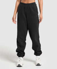 Fleece Joggers Black