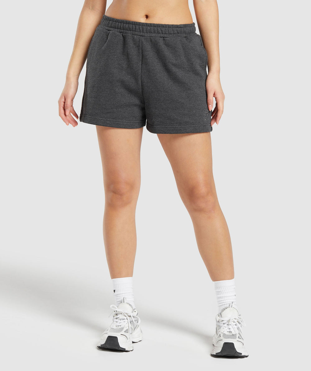 Rest Day Sweat Shorts Black Core Marl