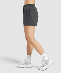Rest Day Sweat Shorts Black Core Marl