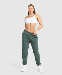 Lifting Graphic Oversized Joggers Slate Teal