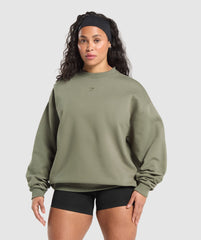 Two Strong Women Sweatshirt Base Green